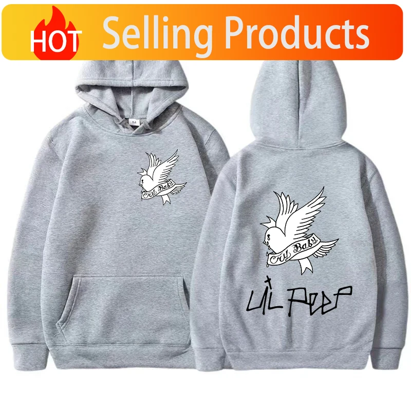 Mens Fashion Clothes - New Autunm Men Lil Peep Printed