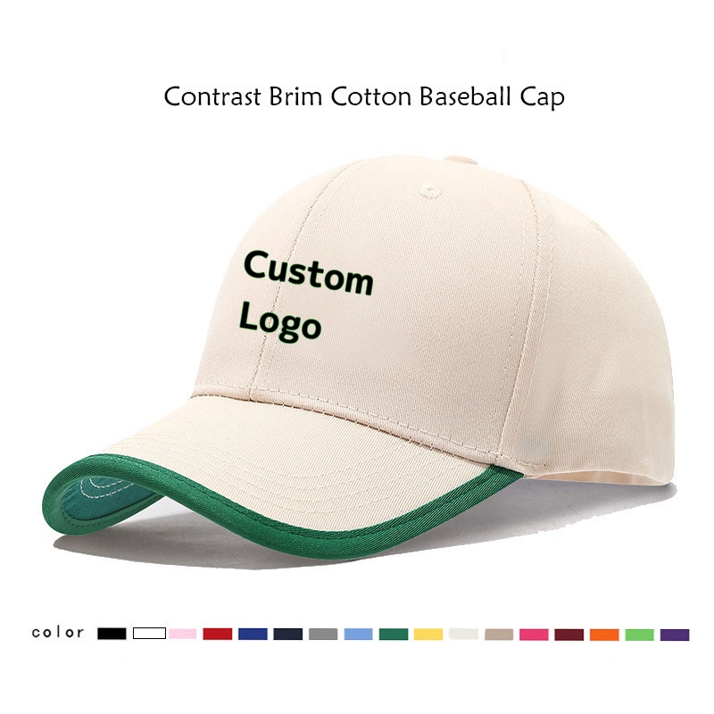 Men'S Fashion With Hat - One Piece Custom Logo Baseball Cap