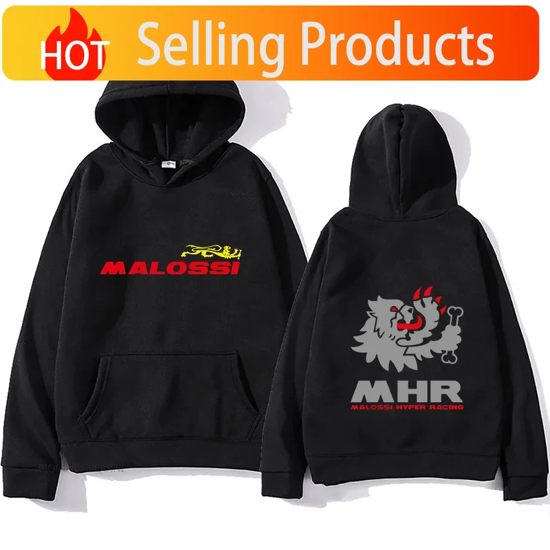 Mens Fashion Clothes - Malossi Theme Printed Hoodie Men's Sweatshirt