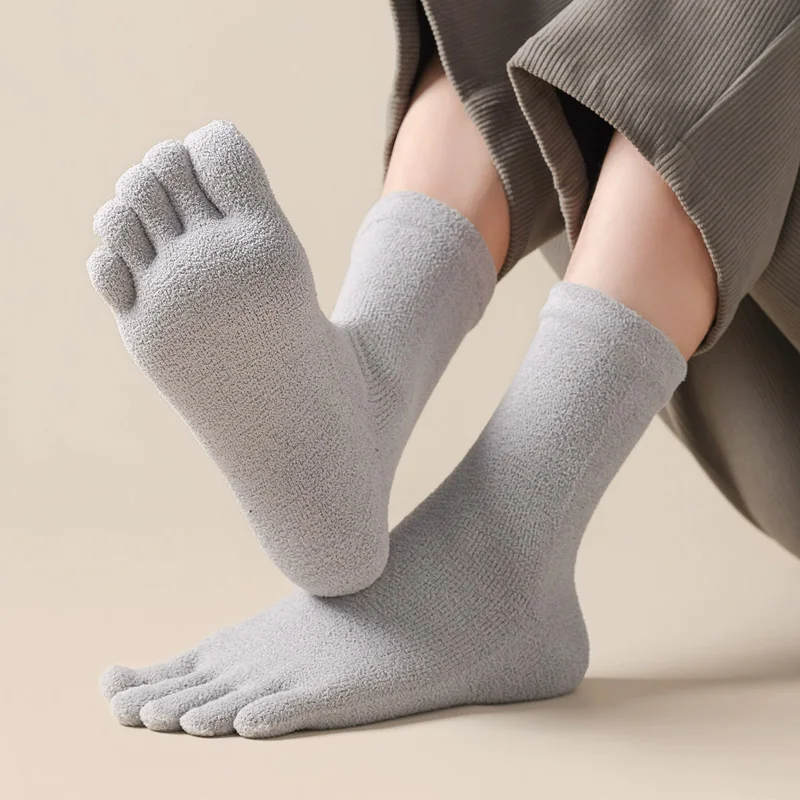 6/12 Pairs Thick Thermal Split - Socks Ankle Men recension och pris