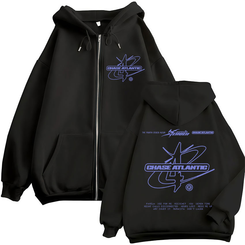 Rock Band Chase Atlantic Lost  - Mens Fashion Zip Up Hoodies recension och pris