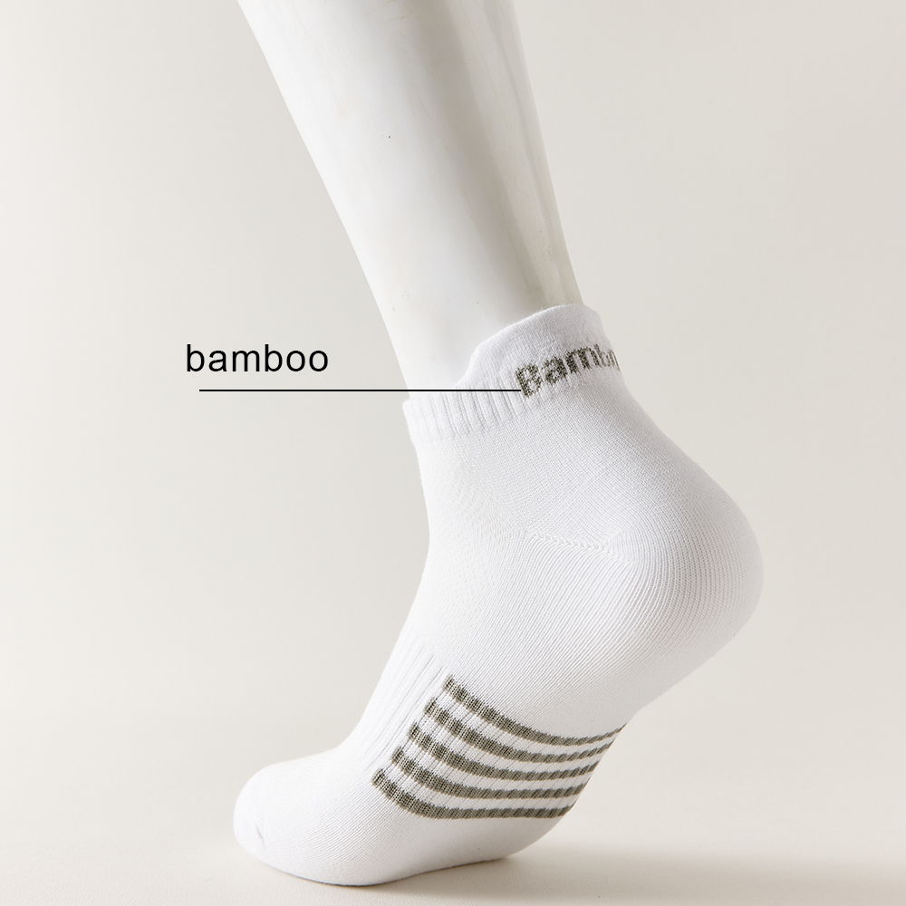 5/10 Pairs Men's Bamboo Fiber  - Socks Ankle Men recension och pris
