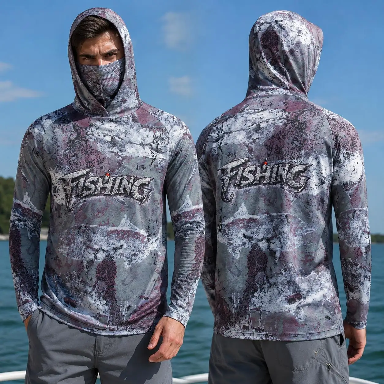 Fishing Shirt Hooded Men Fishi - Mens Fashion Summer recension och pris