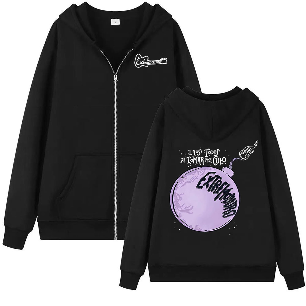 Band Extremoduro Album 2026 To - Mens Fashion Zip Up Hoodies recension och pris