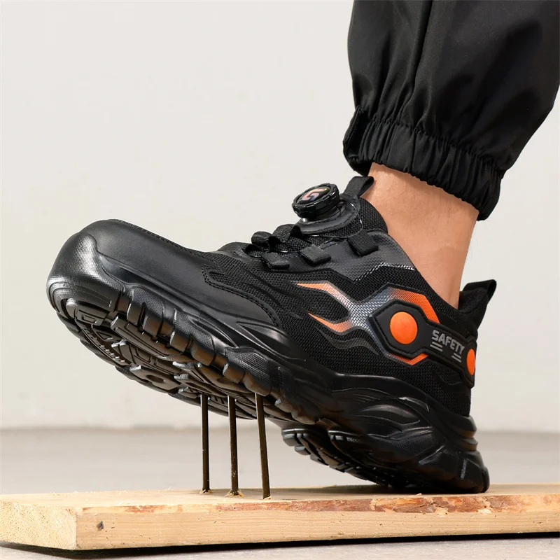Men  Steel Toe Work Shoes Fash - Mens Fashion Trainers recension och pris