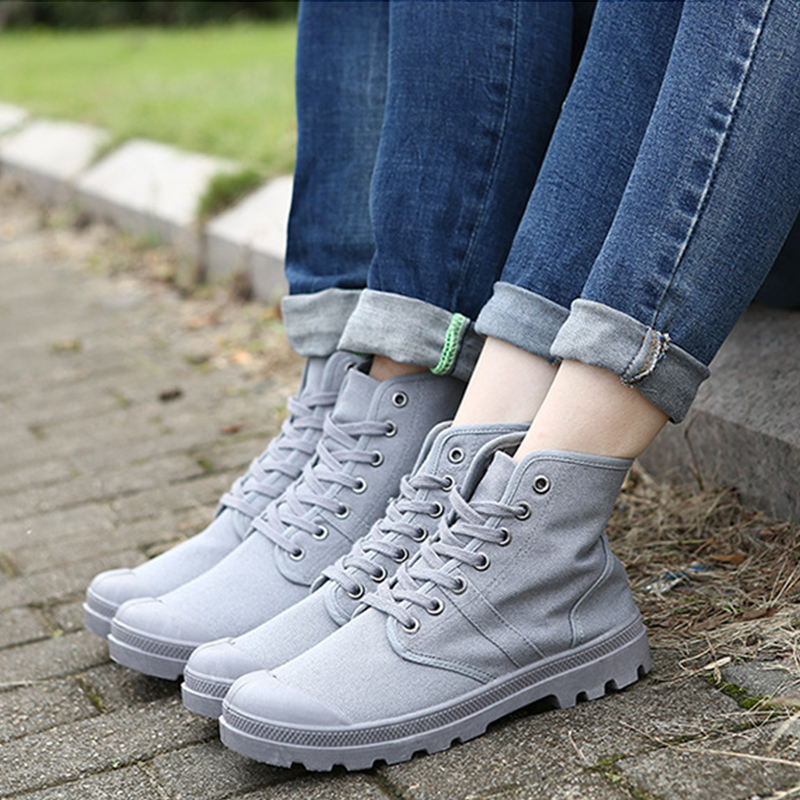 Men Boots New Casual Canvas Sh - Mens Fashion Trainers recension och pris