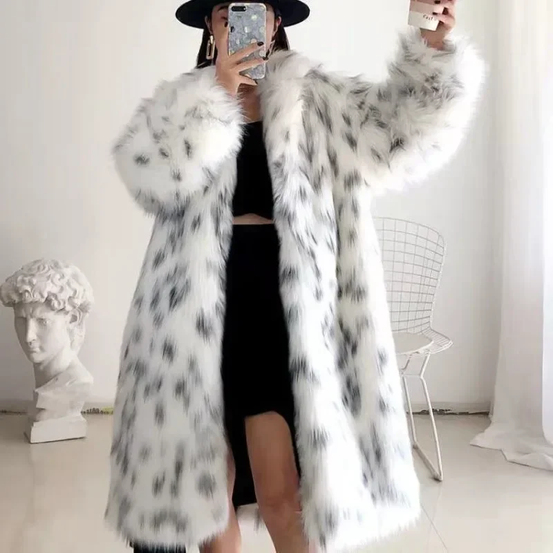 Women Faux Fur Long Coat Fashi - Men'S Fashion X recension och pris