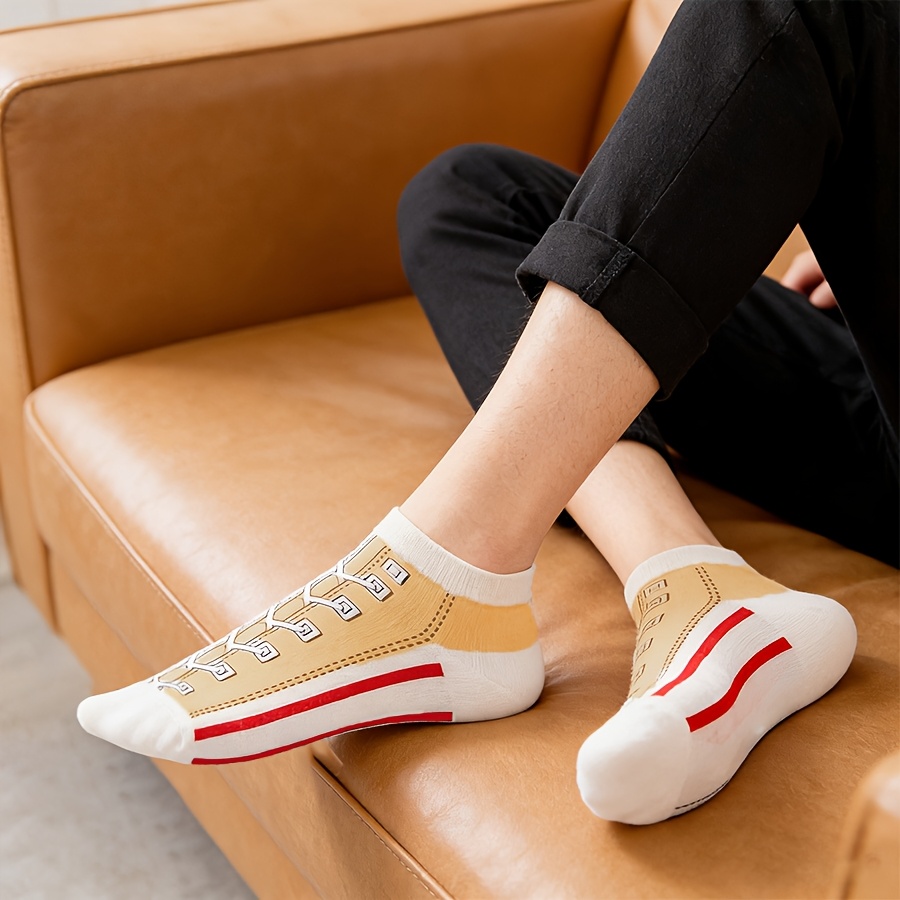 5 Pairs Men Summer Thin Cotton - Socks Ankle Men recension och pris