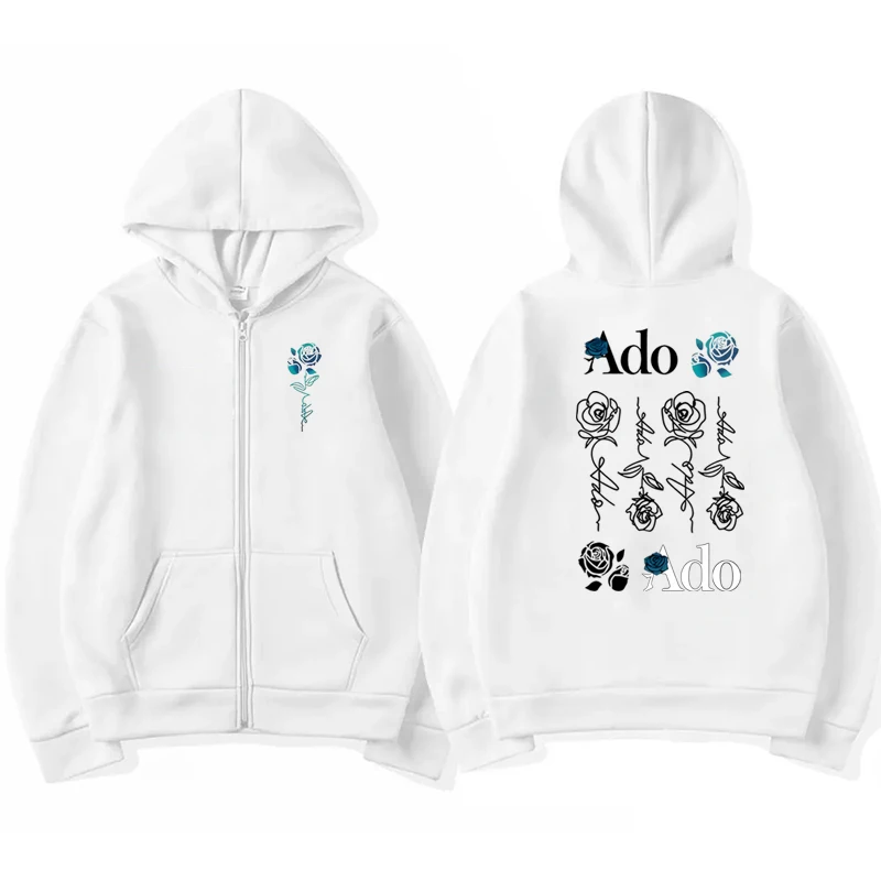 2026 Ado Graphic Printed Zippe - Mens Fashion Zip Up Hoodies recension och pris