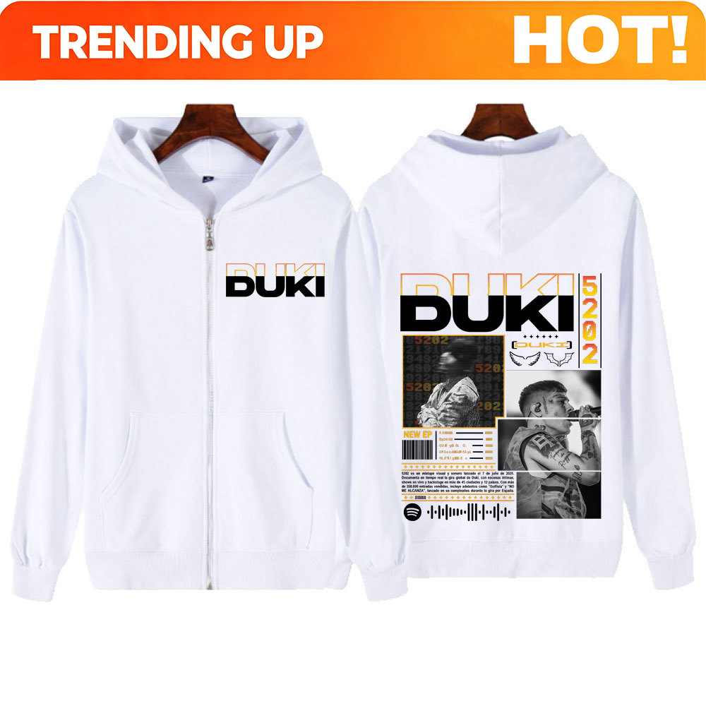 Rapper Duki Duki 5202 MIXTAPE  - Mens Fashion Zip Up Hoodies recension och pris
