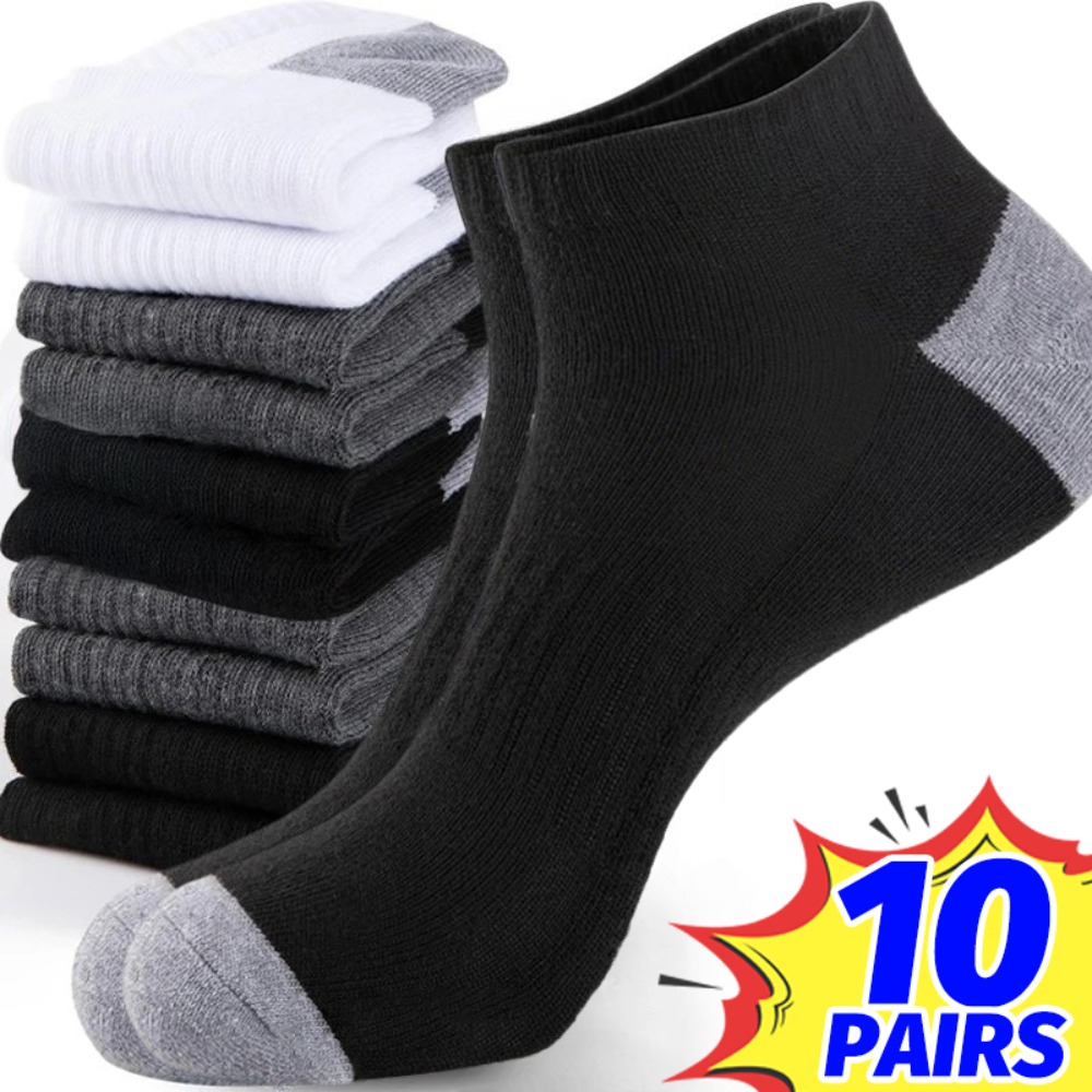 1-10Pairs Breathable Mens Summ - Socks Ankle Men recension och pris