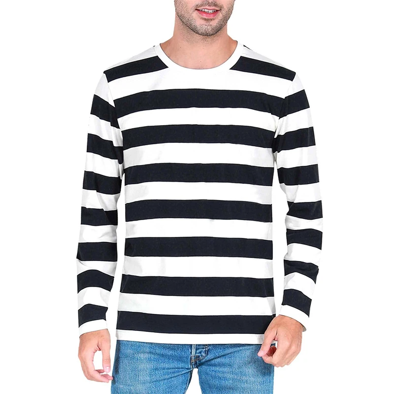 Fashion Contrast Stripe 3D Pri - Mens Fashion Clothes recension och pris
