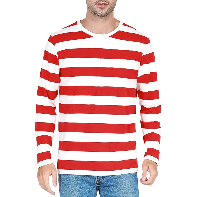 Fashion Contrast Stripe 3D Pri - Mens Fashion Clothes recension och pris