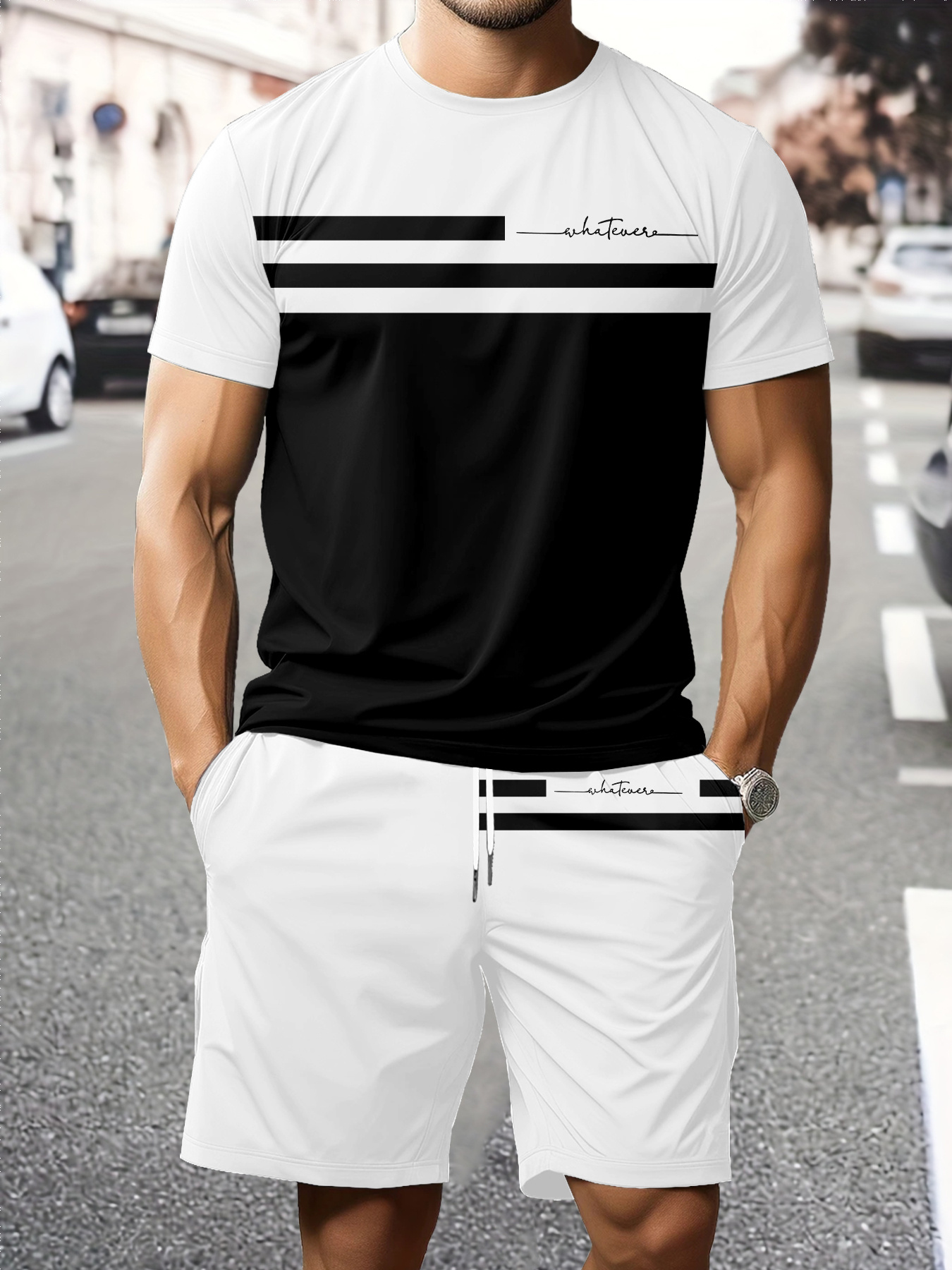 Summer Men's Short-Sleeved Sho - Men'S Fashion Videos recension och pris