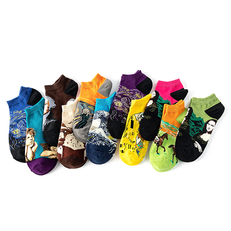 1/5 Pairs Combed Cotton Ankle  - Socks Ankle Men recension och pris