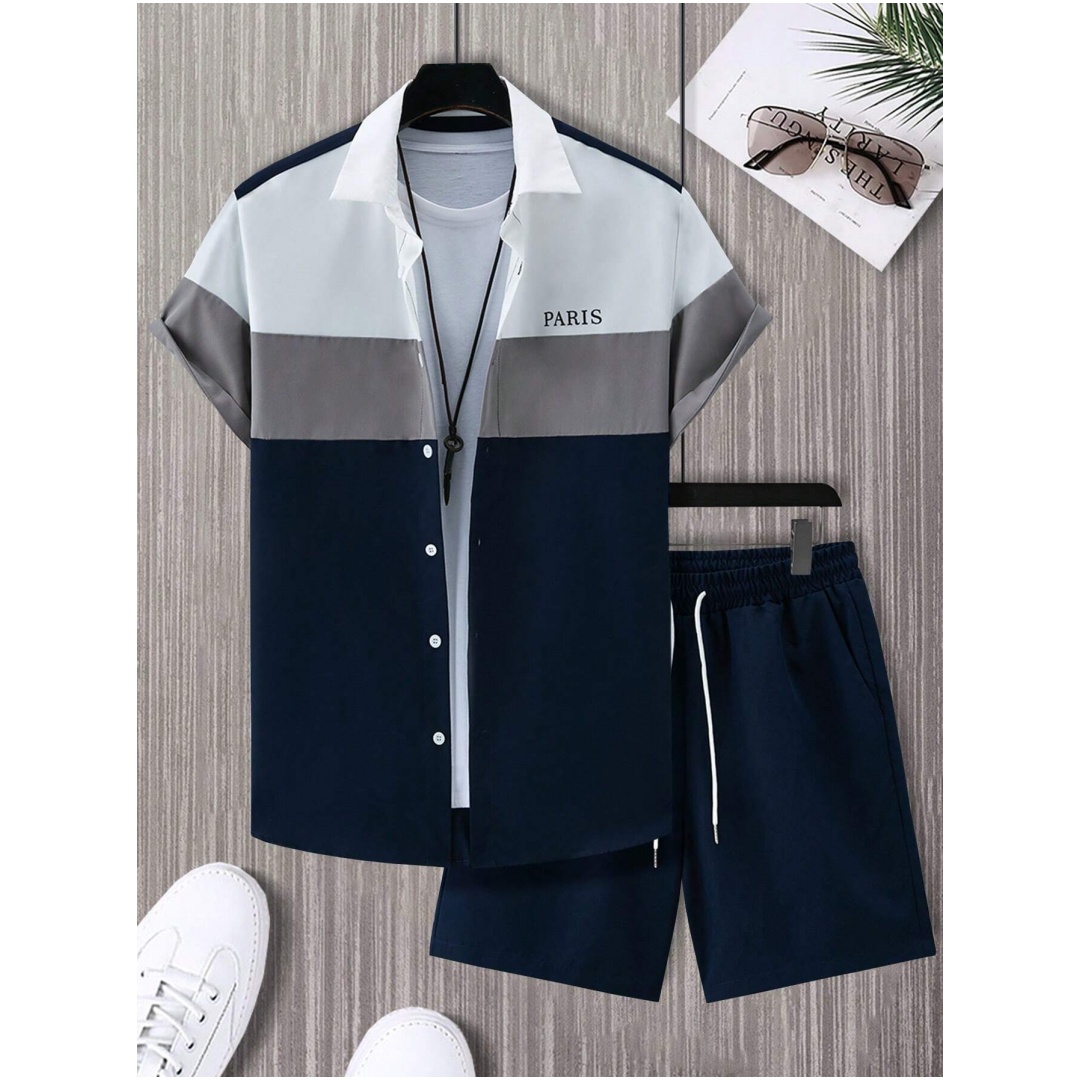 Men's Fashion Suit Blue And Wh - Mens Fashion Clothes recension och pris